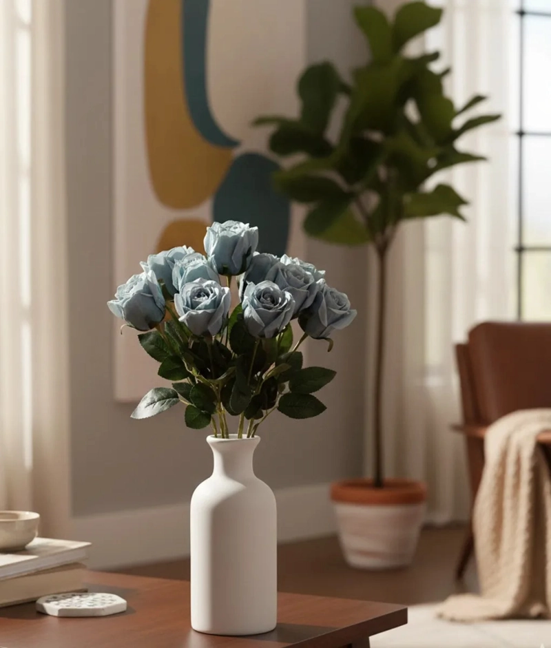 RAMO FLORAL ARTIFICIAL ADORNO ELEGANTE DECORATIVO JHN - 9