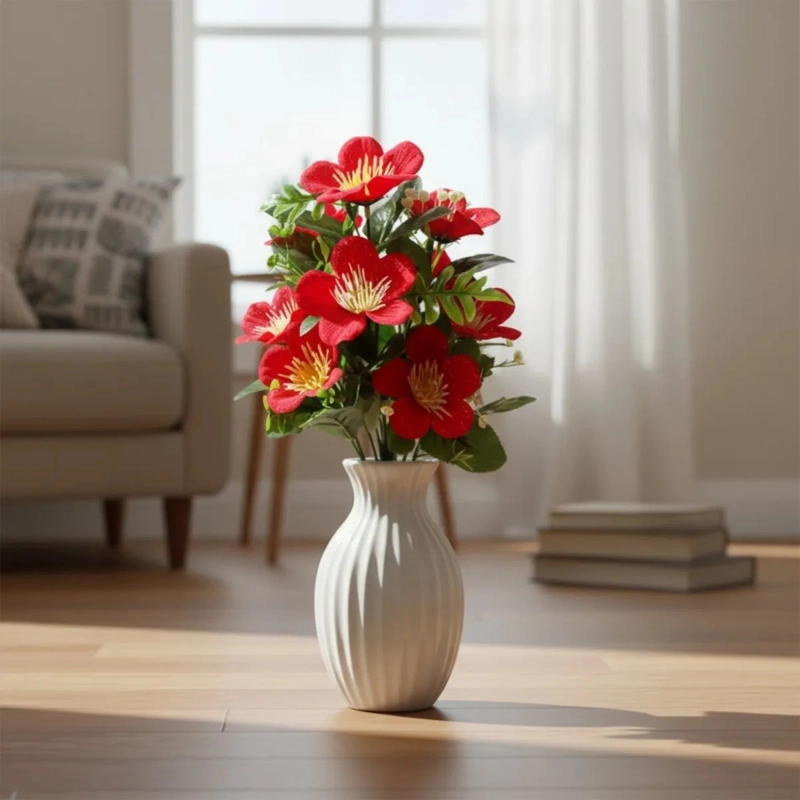 SET 3 RAMO FLORAL ARTIFICIAL ELEGANTE VITALIDAD INFINITA JHN - 7