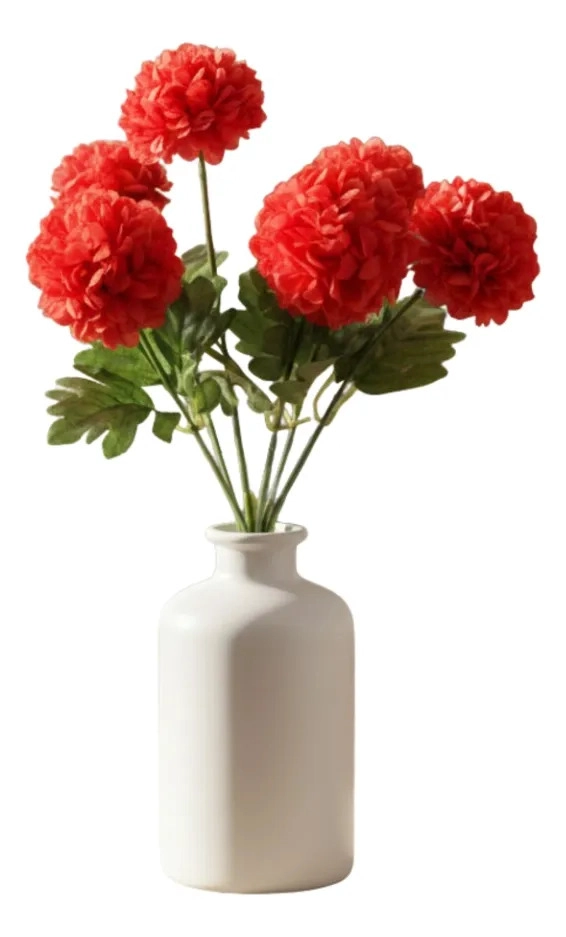 SET 2 RAMO FLORES ORNAMENTALES ELEGANCIA ARTIFICIAL JHN - 1