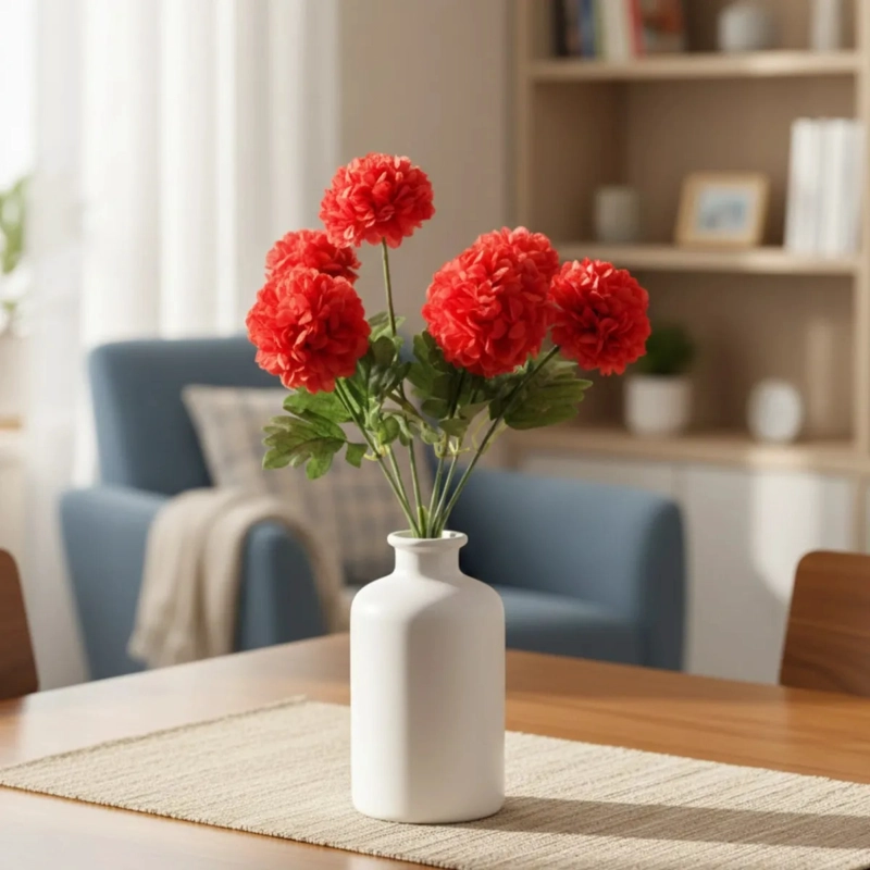 SET 2 RAMO FLORES ORNAMENTALES ELEGANCIA ARTIFICIAL JHN - 10
