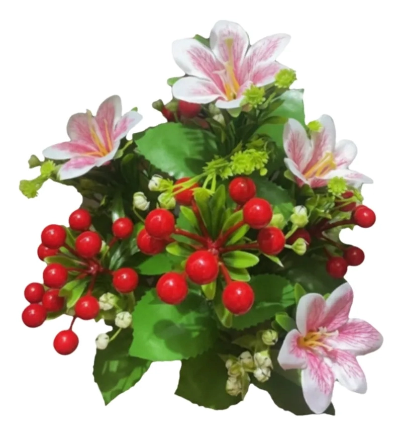 SET 2 RAMO ARTIFICIAL MIXTO ARMONIA FLORAL SILVESTRE JHN - 1