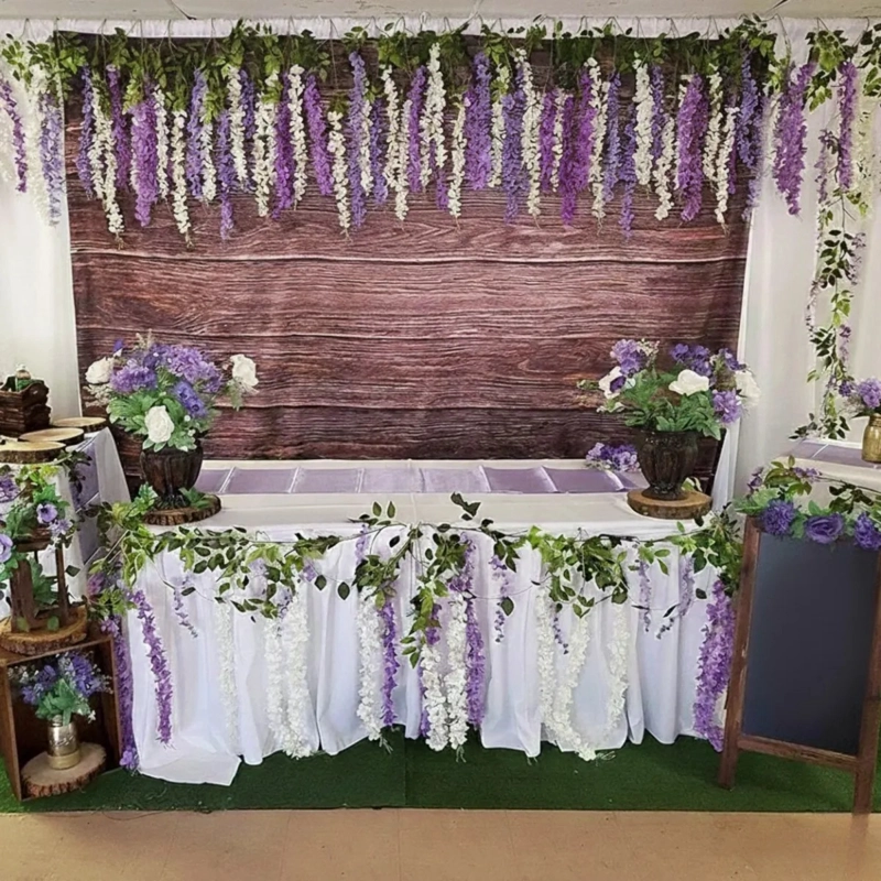 FLOR ARTIFICIAL DECORATIVA CASCADA FLORES COLGANTES JHN - 9