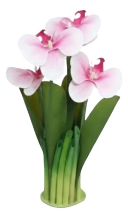 ARREGLO FLORAL ARTIFICIAL ORQUIDEAS DECORATIVAS ADORNO JHN - 1