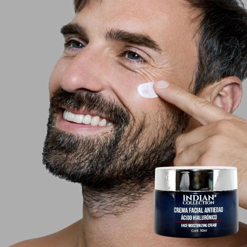 SET 2 CREMA FACIAL ANTIEDAD REAFIRMANTE PARA HOMBRE LAU - 5