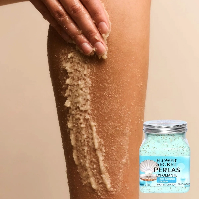 SET 2 EXFOLIANTES CORPORALES ACIDO HIALURONICO COLAGENO LAU - 1