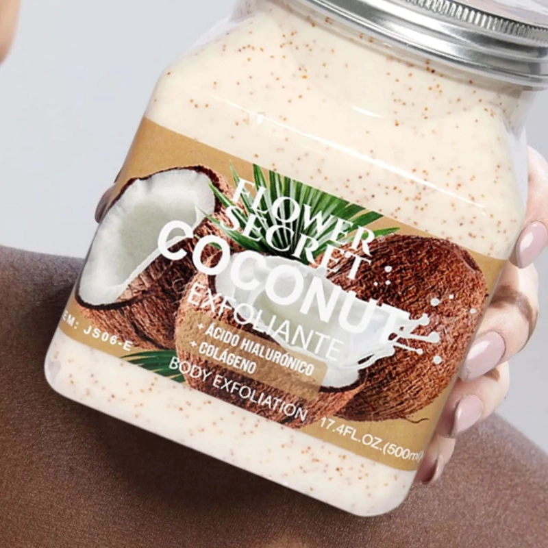 SET 2 CREMAS EXFOLIANTE CORPORAL COCONUT NUTRE HIDRATA LAU - 2