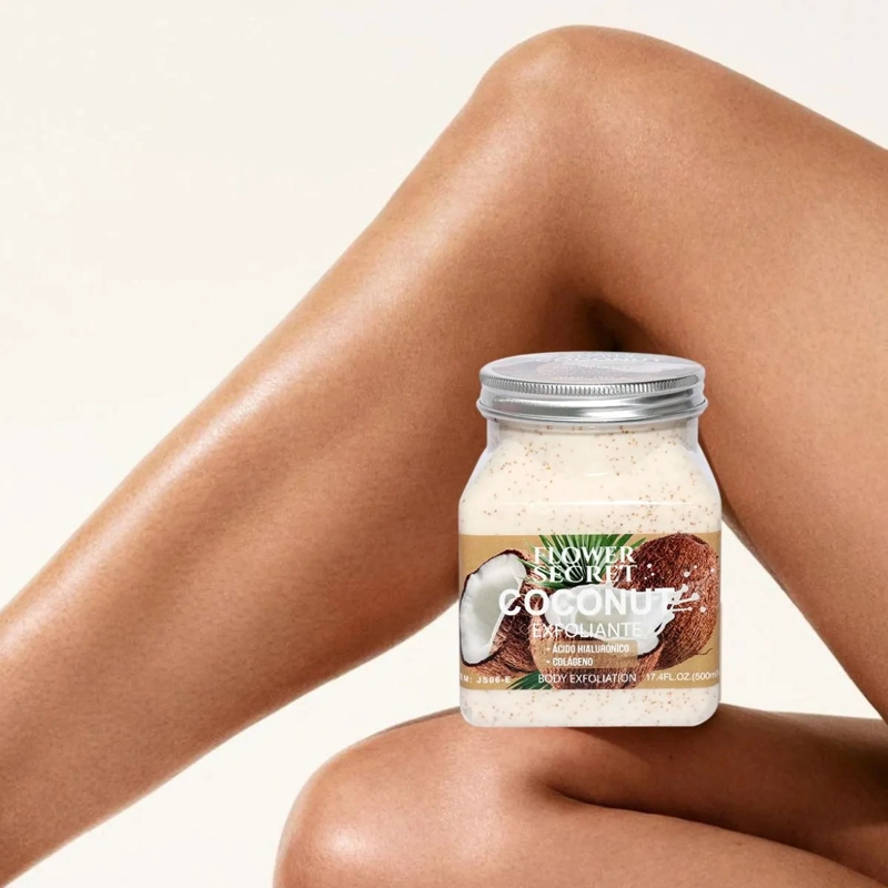 SET 2 CREMAS EXFOLIANTE CORPORAL COCONUT NUTRE HIDRATA LAU - 8