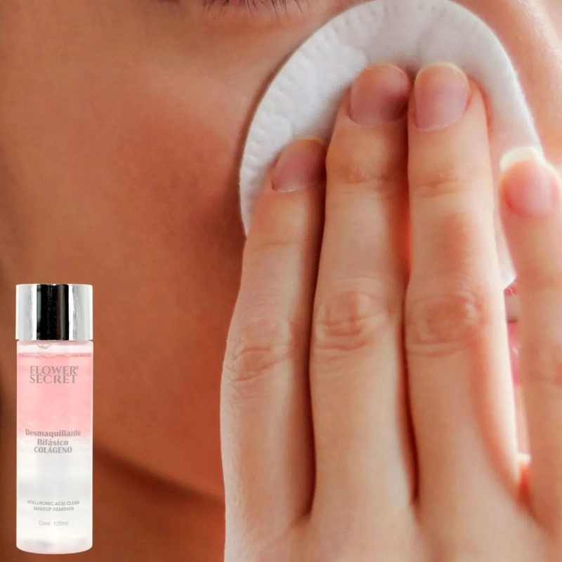 DESMAQUILLANTE BIFASICO CON COLAGENO MAQUILLAJE LAU - 8