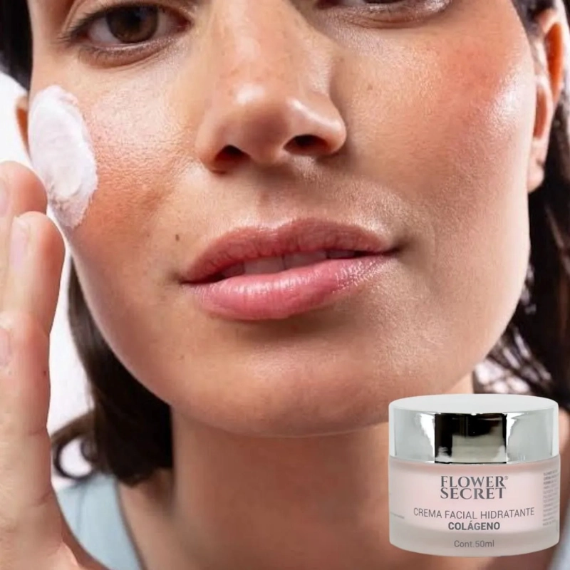 SET 2 CREMAS FACIAL HIDRATANTE CON COLAGENO BELLEZA LAU - 7
