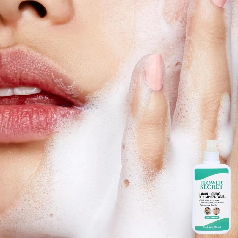 JABON LIQUIDO DE LIMPIEZA FACIAL UNISEX SEBOREGULADOR LAU - 1