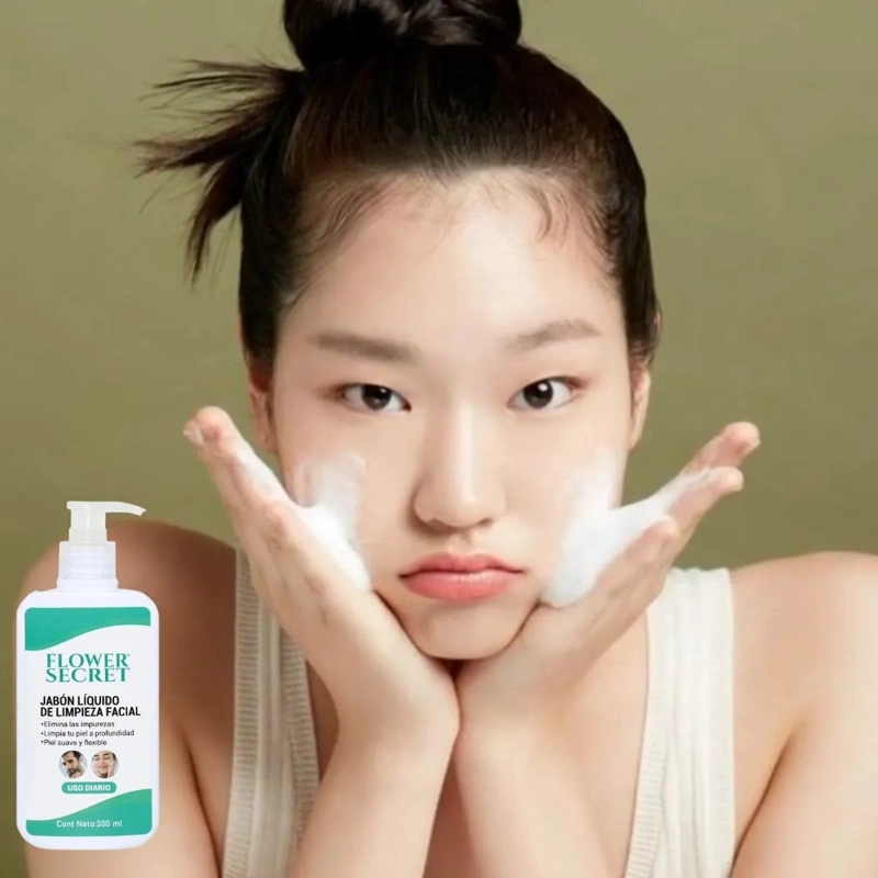 JABON LIQUIDO DE LIMPIEZA FACIAL UNISEX SEBOREGULADOR LAU - 5