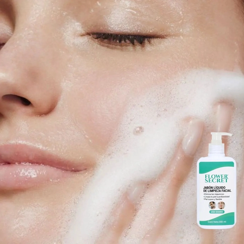 JABON LIQUIDO DE LIMPIEZA FACIAL UNISEX SEBOREGULADOR LAU - 6
