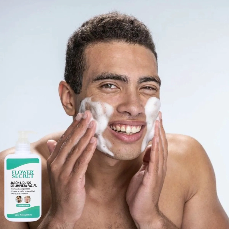 JABON LIQUIDO DE LIMPIEZA FACIAL UNISEX SEBOREGULADOR LAU - 9