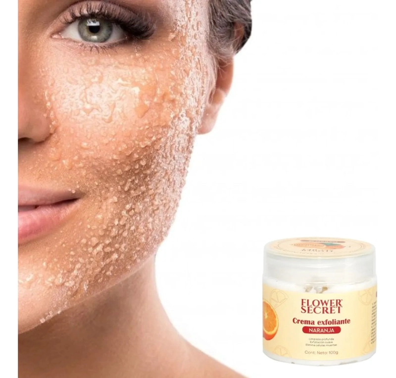 PAQ 12 CREMAS EXFOLIANTE FACIAL VITAMINA C LIMPIEZA LAU - 1