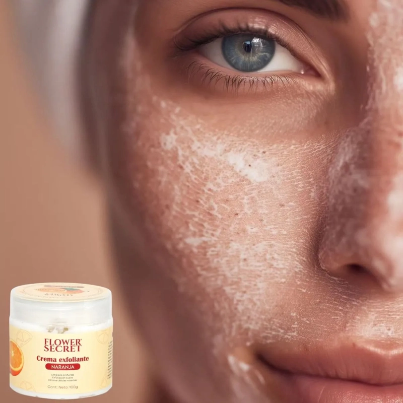 PAQ 12 CREMAS EXFOLIANTE FACIAL VITAMINA C LIMPIEZA LAU - 2