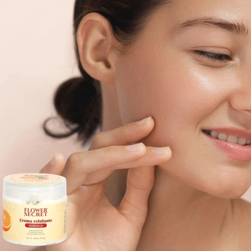 PAQ 12 CREMAS EXFOLIANTE FACIAL VITAMINA C LIMPIEZA LAU - 8