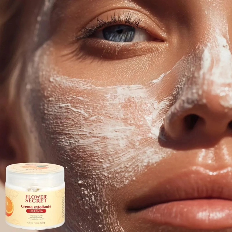 PAQ 12 CREMAS EXFOLIANTE FACIAL VITAMINA C LIMPIEZA LAU - 9