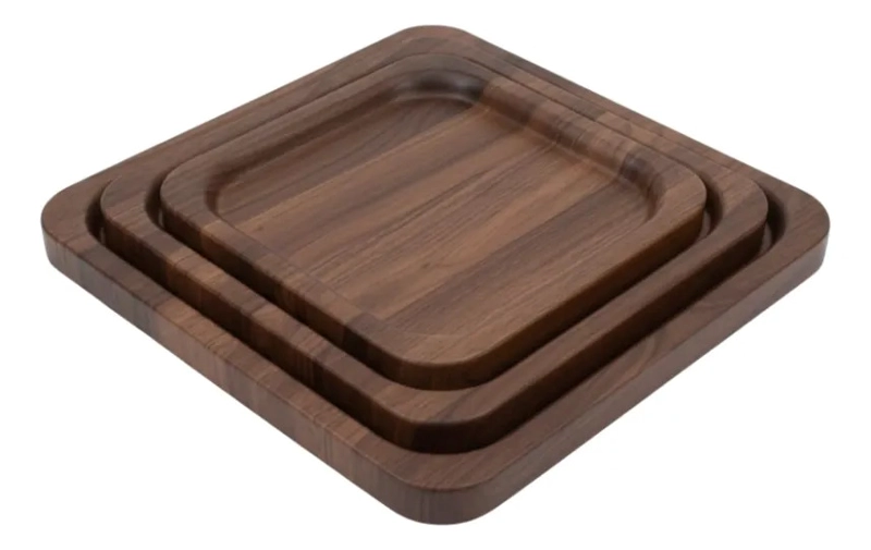 SET 3 BANDEJA DECORATIVA MULTIUSO DISEÑO MINIMALISTA JHN - 1