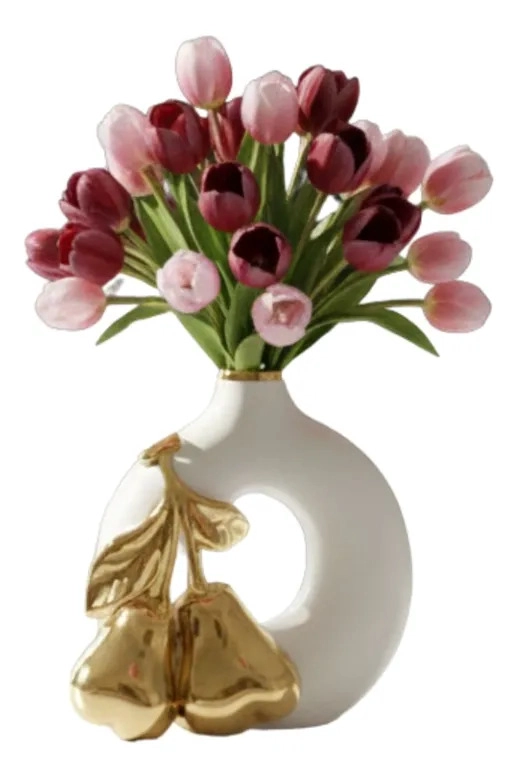 FLORERO DECORATIVO JARRON MODERNO MINIMALISTA FRUTAL JHN - 3