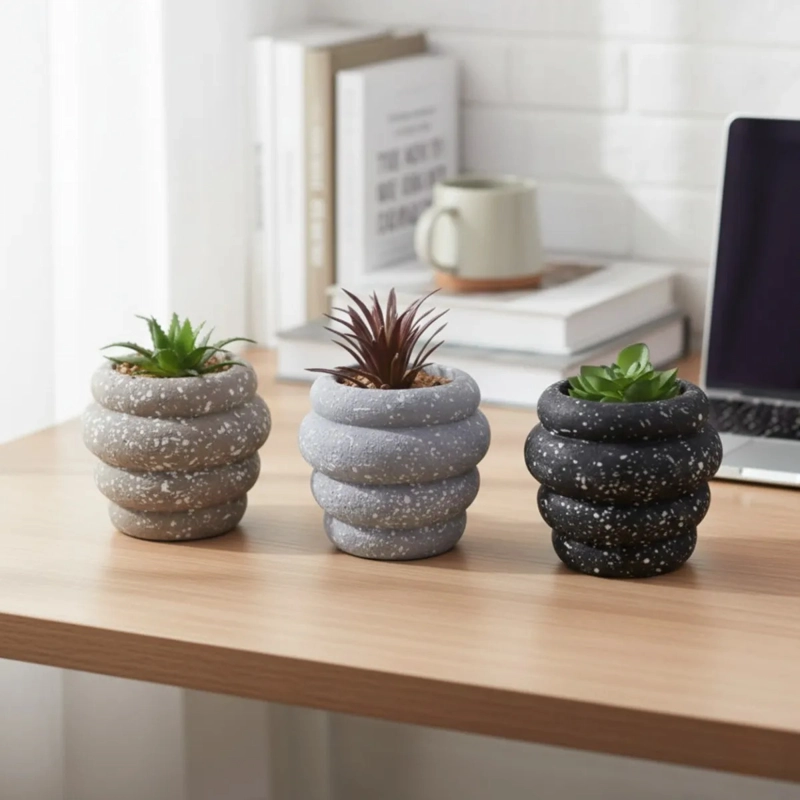 SET 2 PLANTA ARTIFICIAL DECORATIVA SUCULENTA NORDICA JHN - 2