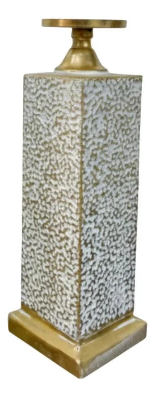 CANDELABRO DECORATIVO CENTRO MESA COLUMNA ESCULTURAL AJ - 2