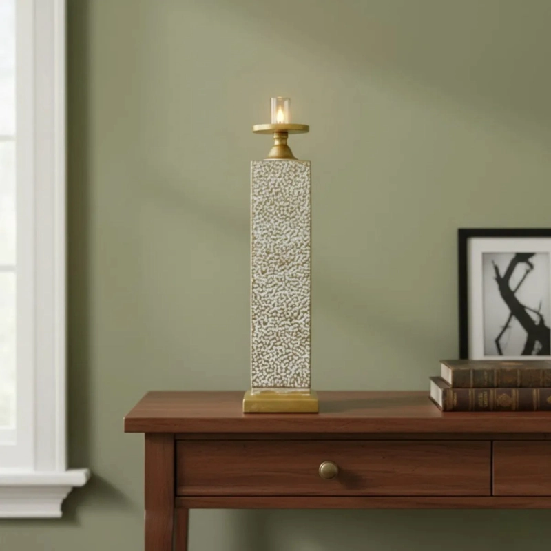 CANDELABRO DECORATIVO CENTRO MESA COLUMNA ESCULTURAL AJ - 8