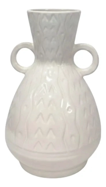JARRON DECORATIVO DOBLE ASA RELIEVE GEOME TRICO LUJO AJ - 1