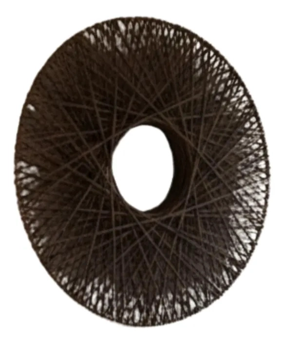 ARO DECORATIVO PARED ENTRELAZADO ARTESANAL MODERNO AJ - 2
