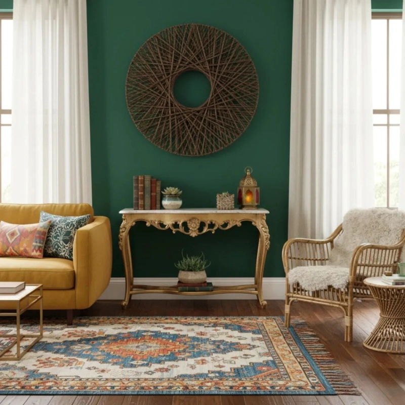 ARO DECORATIVO PARED ENTRELAZADO ARTESANAL MODERNO AJ - 7
