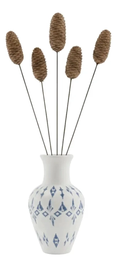 SET 5 VARAS PIÑAS DECORATIVAS ADORNO NATURAL HOGAR AJ - 2