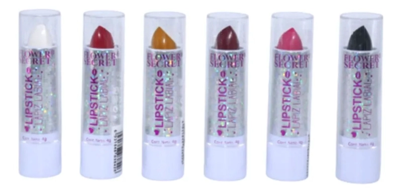 SET 5 LABIALES MATE COLORES FANTASIA LARGA DURACION ALJ - 2