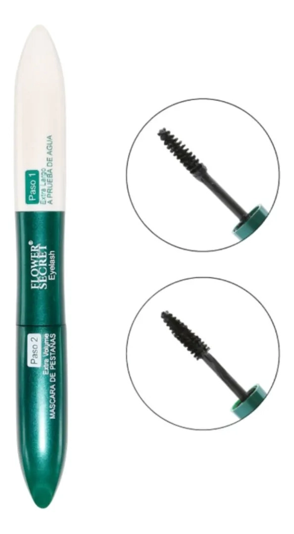 SET 3 MASCARAS PESTAÑAS EFECTO DUAL ALARGA VOLUMEN ALJ - 2