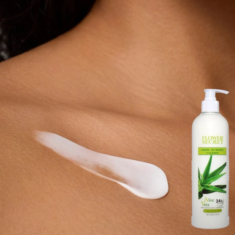 SET 2 CREMAS HIDRATANTE CUERPO ALOE VERA HIDRATACION 24H LAU - 3