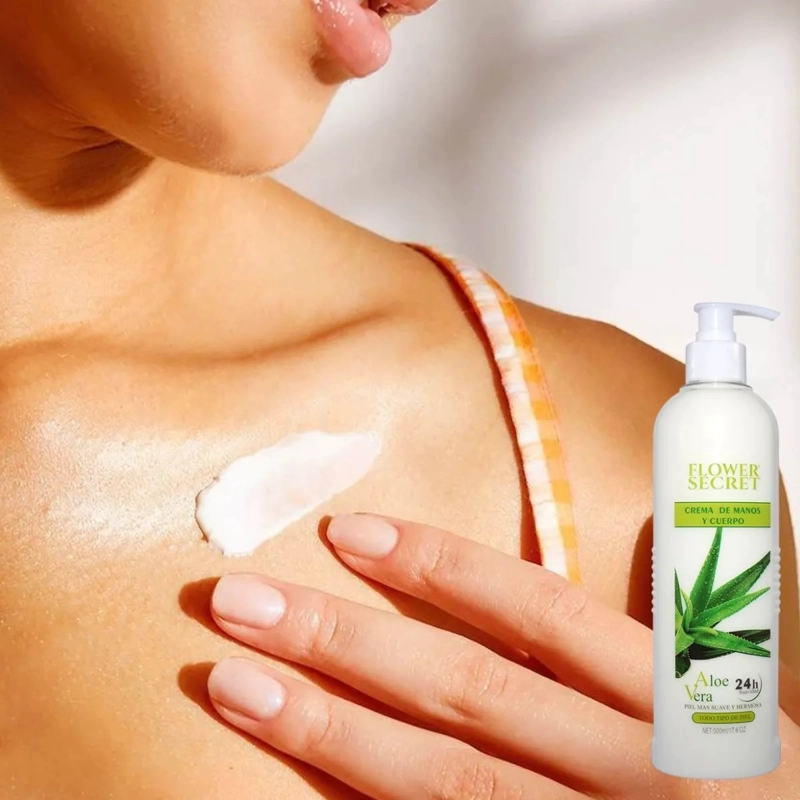 SET 2 CREMAS HIDRATANTE CUERPO ALOE VERA HIDRATACION 24H LAU - 6