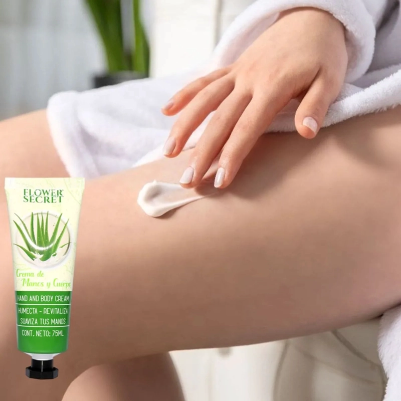 SET 6 CREMAS DE MANOS CORPORAL ALOE VERA HIDRATANTE LAU - 4