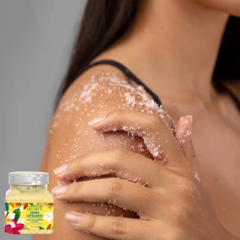 SET 2 CREMA EXFOLIANTE CORPORAL COLAGENO AC. HIALURONICO LAU - 6