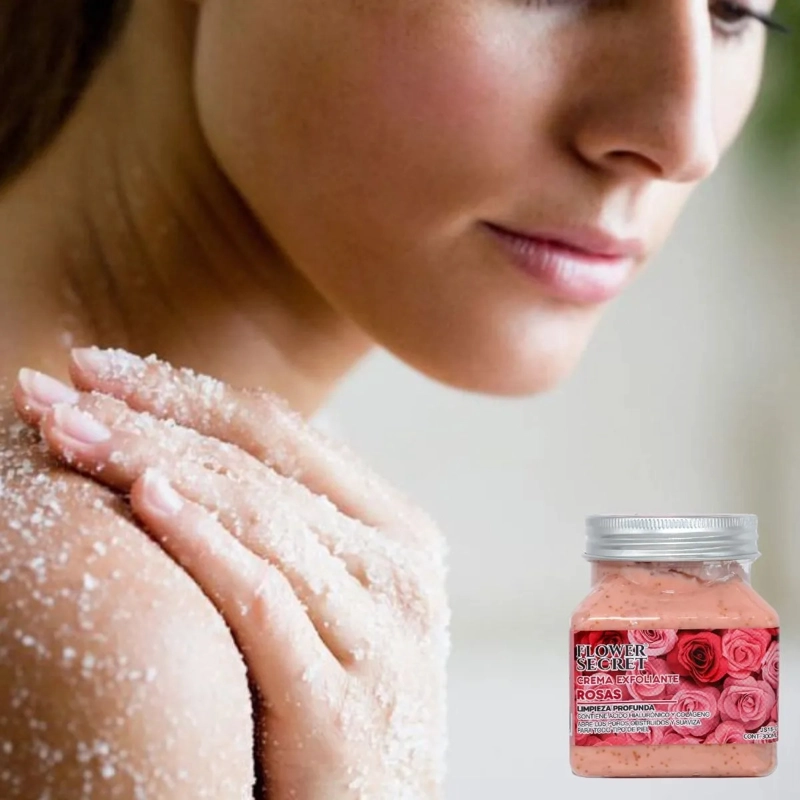 SET 3 CREMAS EXFOLIANTES CORPORAL VITAMINA C FRESAS LAU - 7