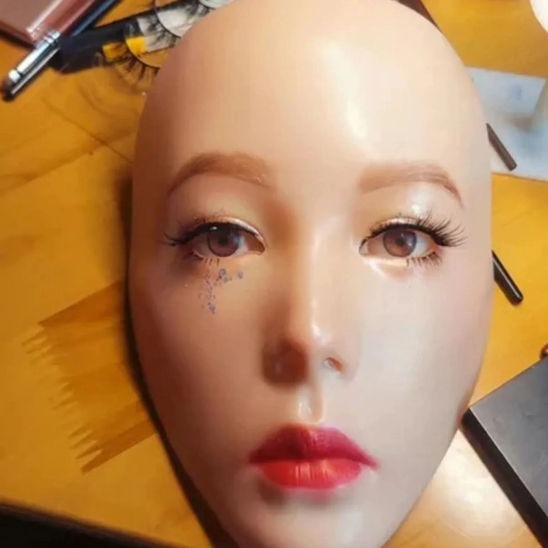 SET DE PRACTICA DE MAQUILLAJE ROSTRO GRANDE DE SILICONA LAU - 5