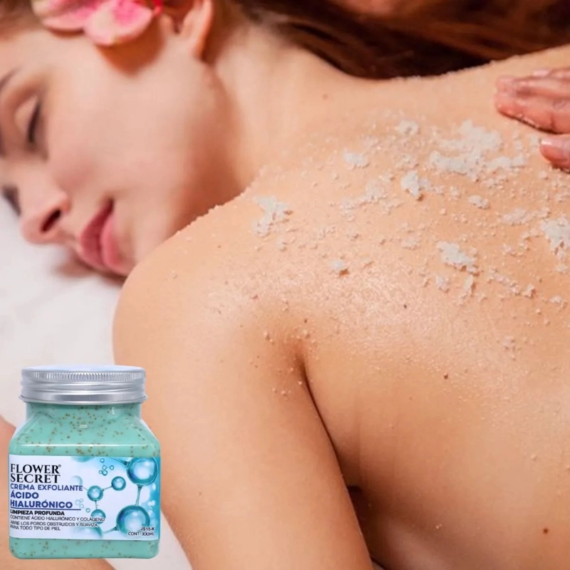 SET 3 CREMAS EXFOLIANTES CORPORAL ALOE, HIALURONICO LAU - 5