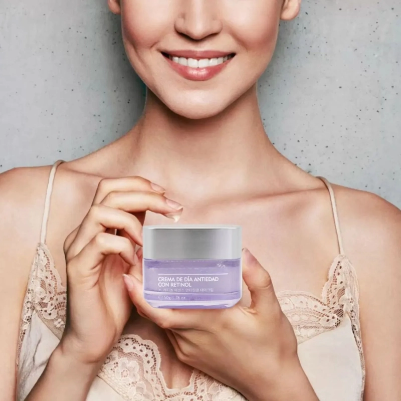 CREMA FACIAL RETINOL DIARIA ANTIARRUGAS EFECTO TENSOR ALJ - 8