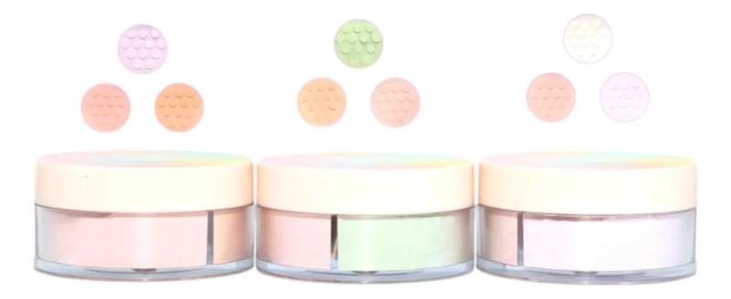 PAQ 12 POLVOS FIJADORES 3 TONOS SELLA MATIFICA PORCELANA ALJ - 2