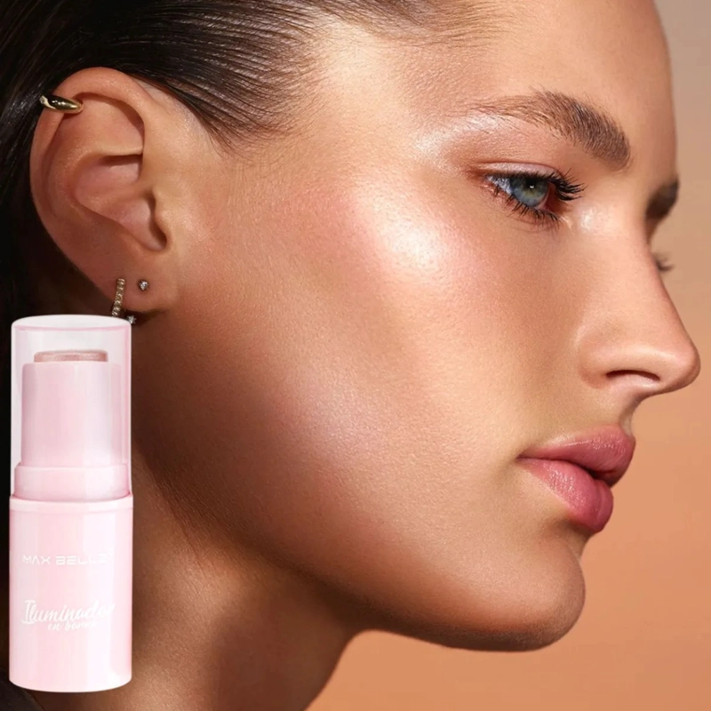 SET 2 ILUMINADORES BARRA GLOW MAQUILLAJE CREMOSO ALJ - 10