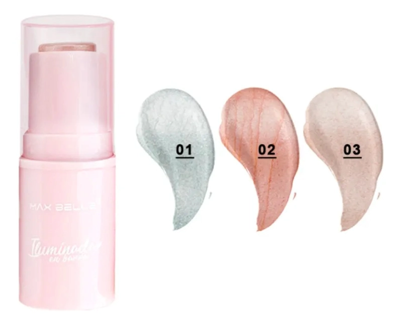 SET 2 ILUMINADORES BARRA GLOW MAQUILLAJE CREMOSO ALJ - 2