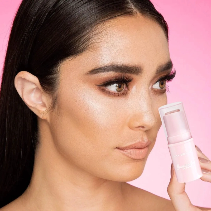 SET 2 ILUMINADORES BARRA GLOW MAQUILLAJE CREMOSO ALJ - 5