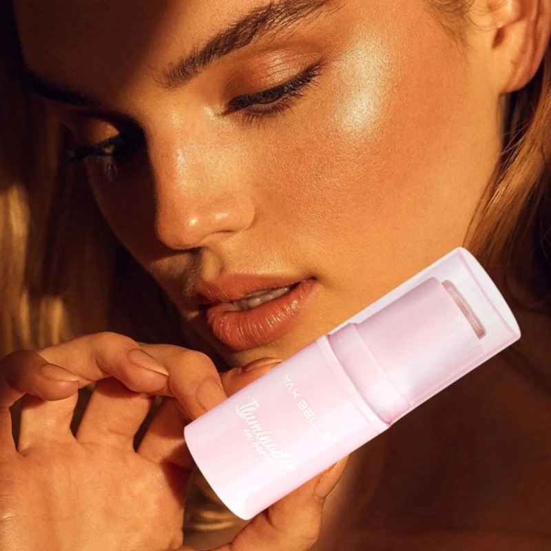 SET 2 ILUMINADORES BARRA GLOW MAQUILLAJE CREMOSO ALJ - 7