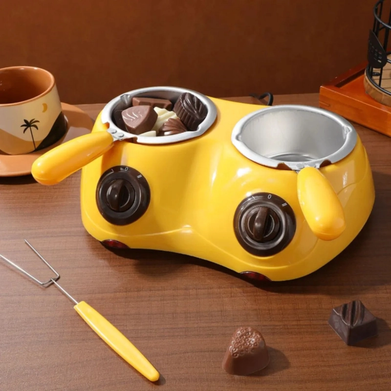 CHOCOLATERA DOBLE PROFESIONAL REPOSTERIA FONDUE ALJ - 6