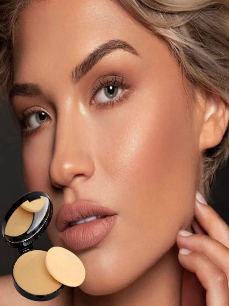 PACK 24 POLVOS COMPACTOS MATE MAQUILLAJE NATURAL LAU - 10