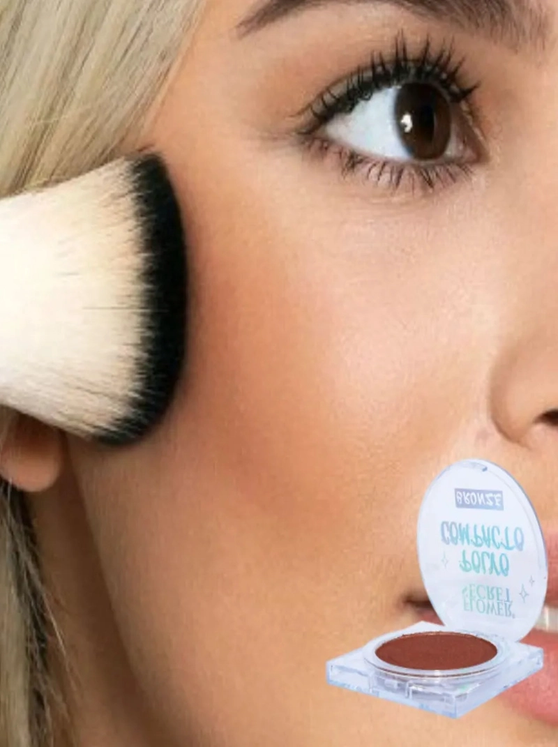 PACK 24 POLVOS COMPACTO FACIAL BRONZE ACABADO MATE LAU - 10