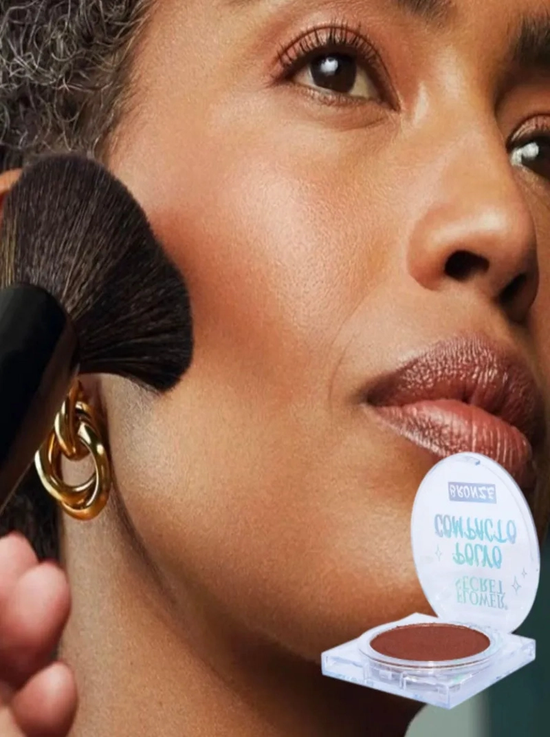 PACK 24 POLVOS COMPACTO FACIAL BRONZE ACABADO MATE LAU - 6