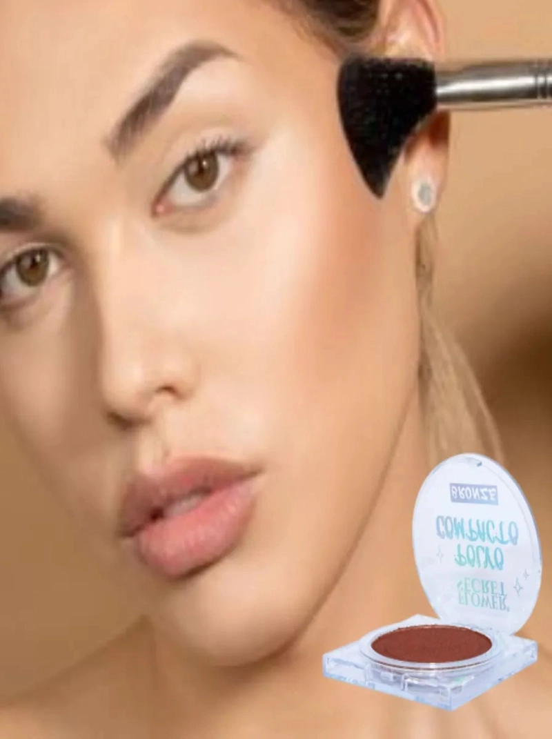PACK 24 POLVOS COMPACTO FACIAL BRONZE ACABADO MATE LAU - 8
